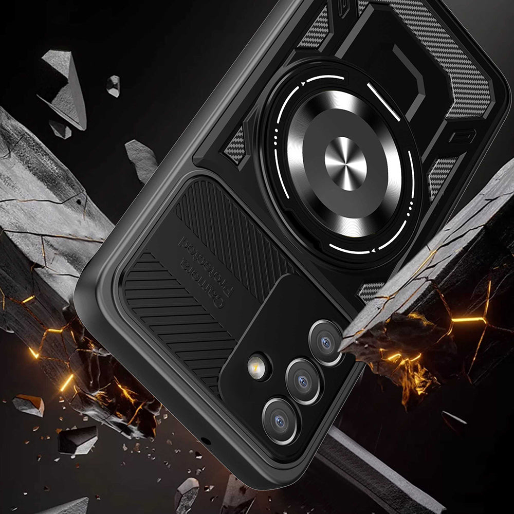 Husa de protectie Techsuit RuggedCam compatibil cu Samsung Galaxy A27 5G, Albastru