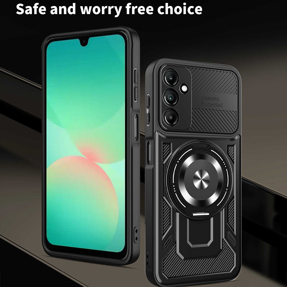 Husa de protectie Techsuit RuggedCam compatibil cu Samsung Galaxy A27 5G, Negru