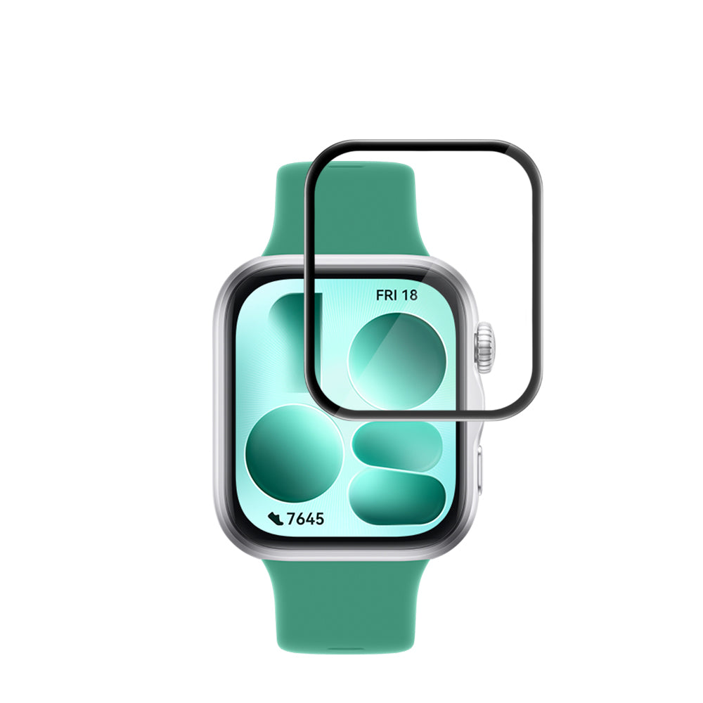 Folie de protectie smartwatch Techsuit compatibil cu Huawei Watch Fit 5, Negru