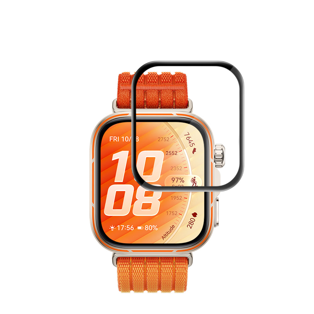 Folie smartwatch Techsuit compatibil cu Huawei Watch Fit 5 Pro, Negru