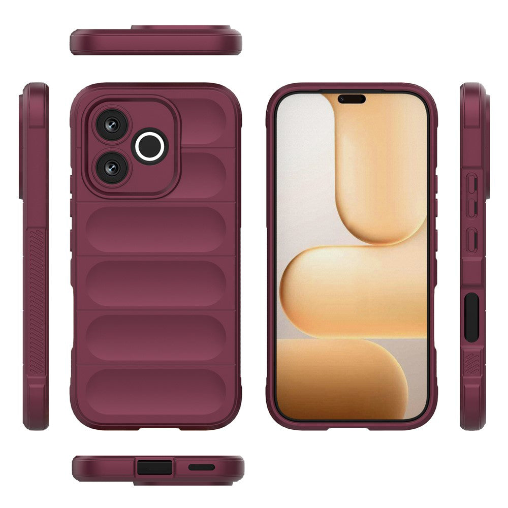 Husa de protectie Techsuit Magic Shield compatibil cu Honor 600 Lite, Bordeaux