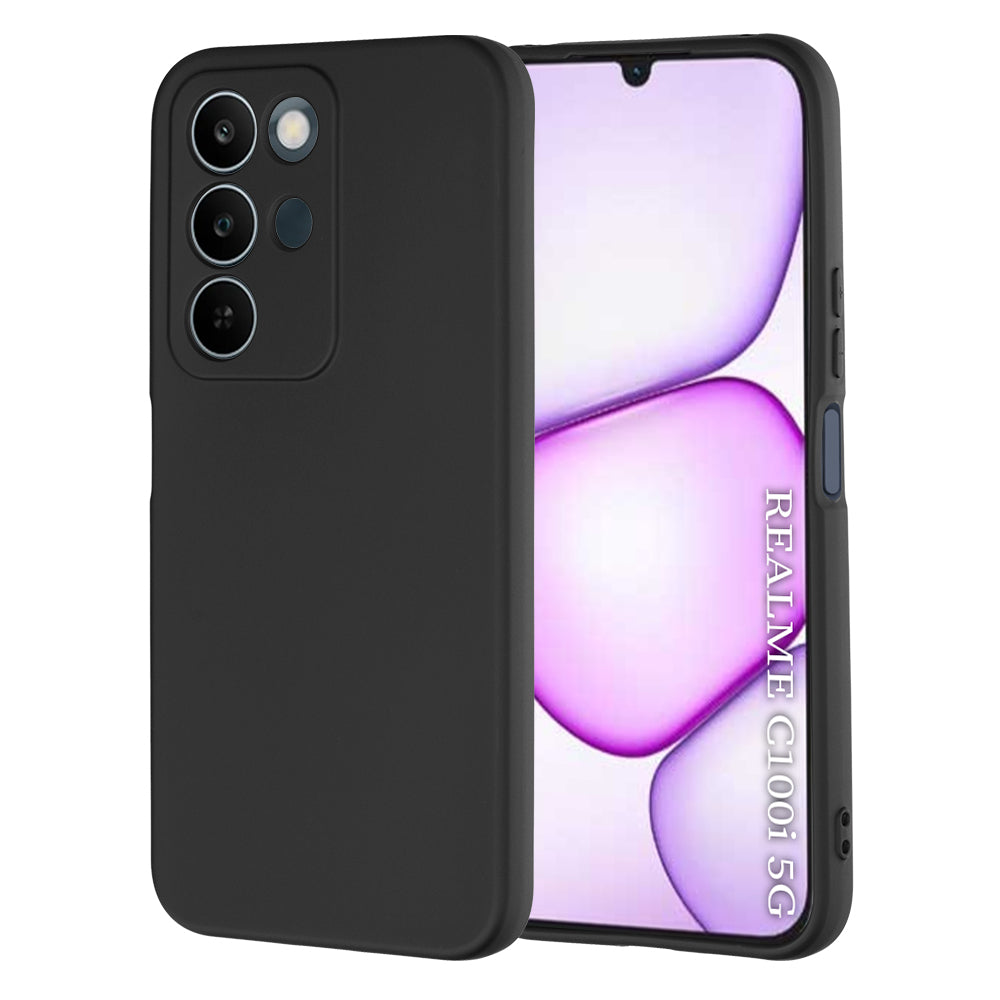 Husa de protectie Techsuit SoftFlex compatibil cu Realme C100 5G, Negru