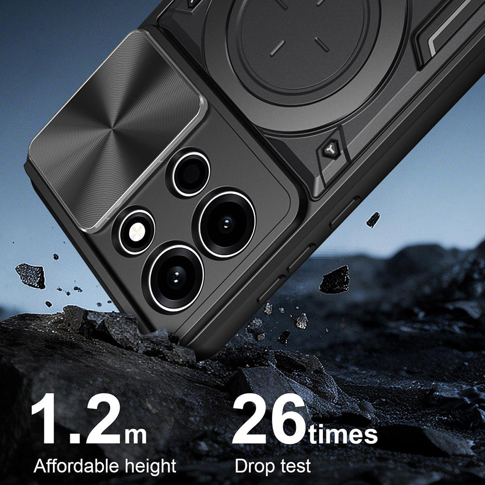 Husa de protectie Techsuit CamGuard Pro compatibil cu Oppo A6 Pro 4G / A6 Pro 5G, Roz Auriu