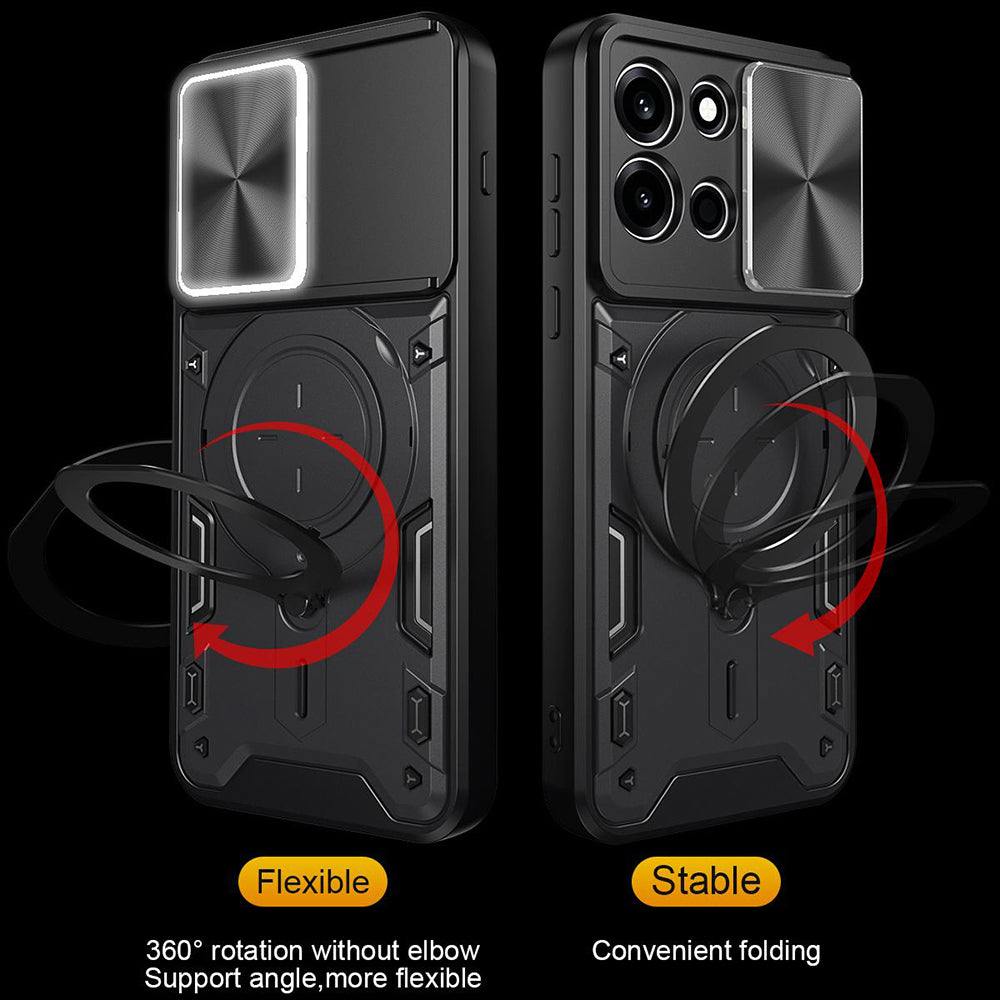 Husa de protectie Techsuit CamGuard Pro compatibil cu Oppo A6 Pro 4G / A6 Pro 5G, Mov
