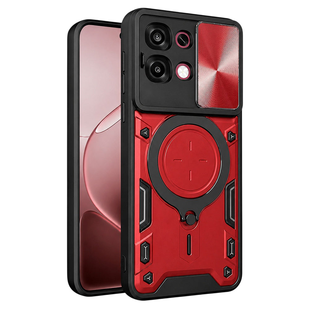 Husa de protectie Techsuit CamGuard Pro compatibil cu Oppo A6 Pro 4G / Oppo A6 Pro 5G, Roșu