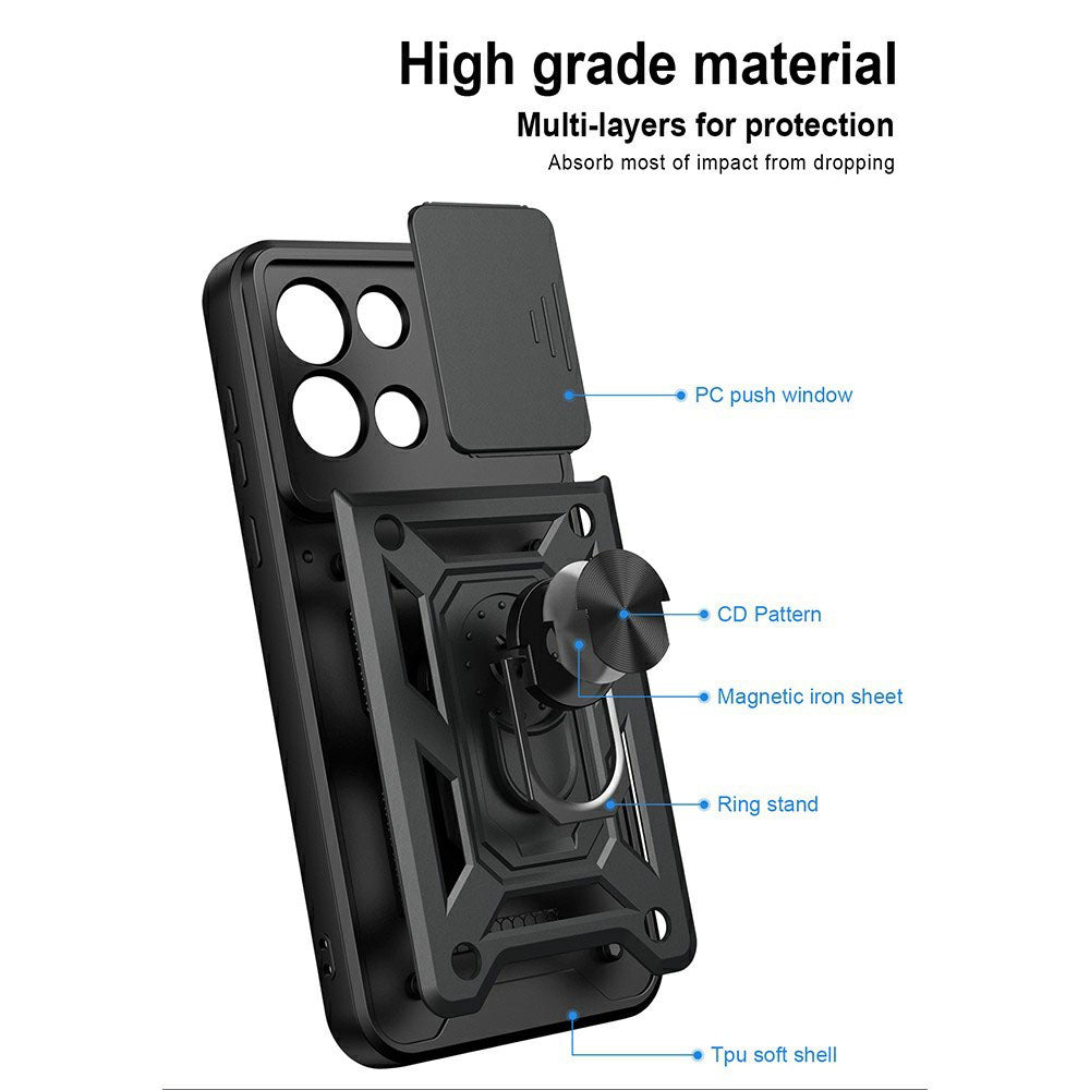 Husa de protectie Techsuit CamShield Series compatibil cu OnePlus Nord 6, Albastru