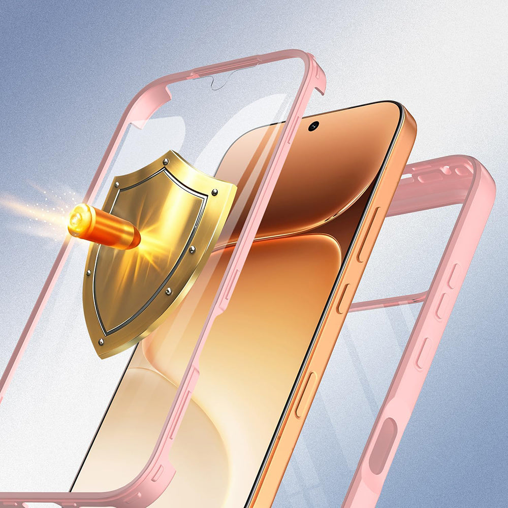 Husa de protectie Techsuit ColorVerse 360 Series compatibil cu Honor 600 / 600 Pro, Roz
