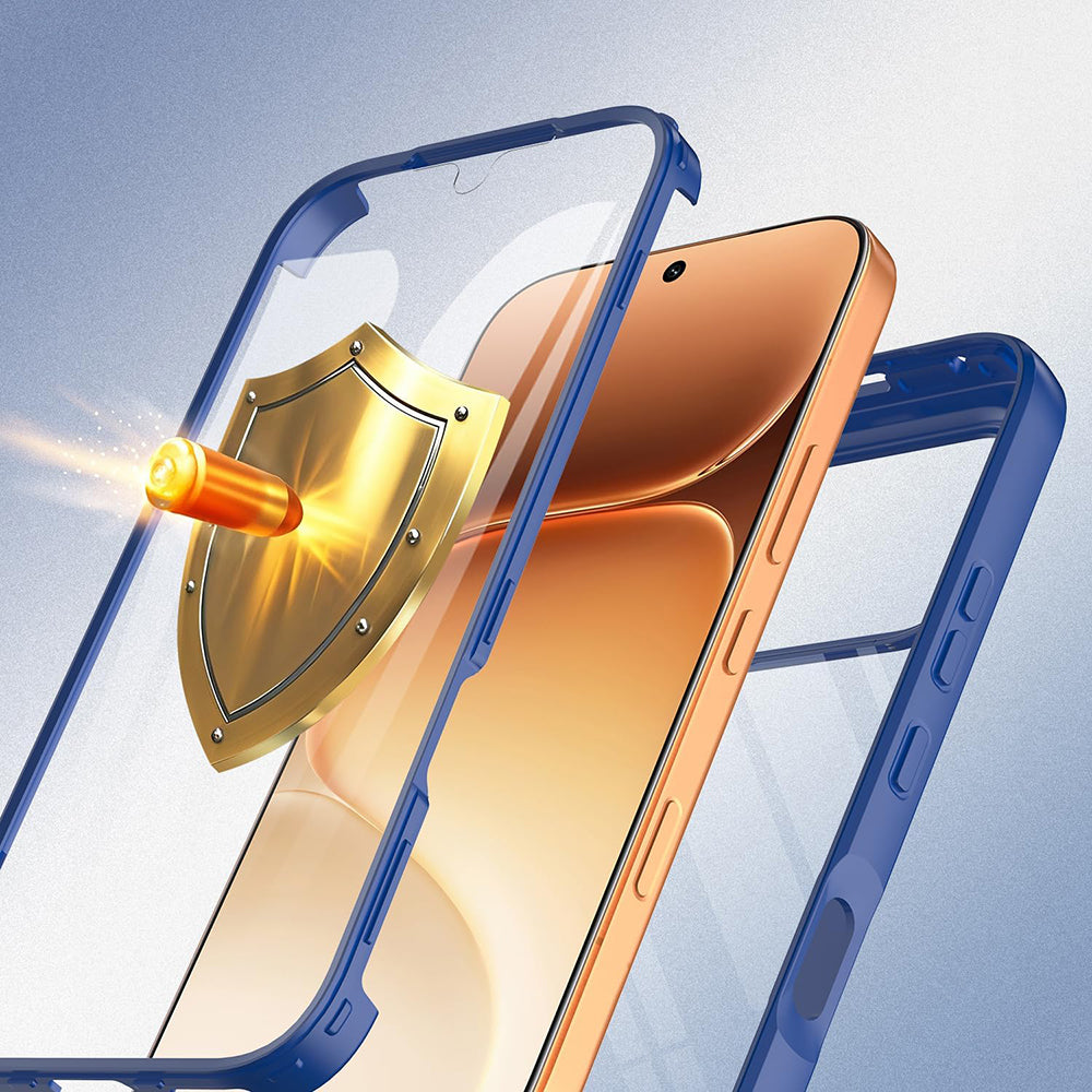 Husa de protectie Techsuit ColorVerse 360 Series compatibil cu Honor 600 / 600 Pro, Albastru