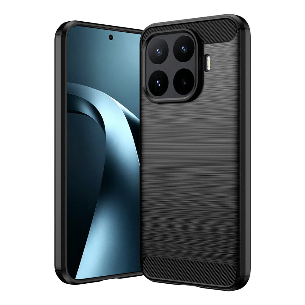 Husa de protectie Techsuit Carbon Silicone compatibil cu Xiaomi 17T Pro, Negru