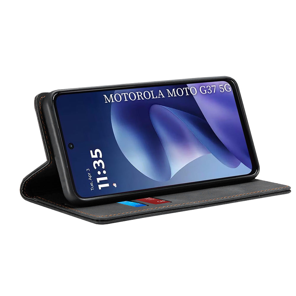 Husa de protectie Techsuit Confy Cover compatibil cu Motorola Moto G37 / G37 Power / G47, Negru