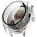 Husa + Folie smartwatch Techsuit compatibil cu Huawei Watch Buds 2, Transparent