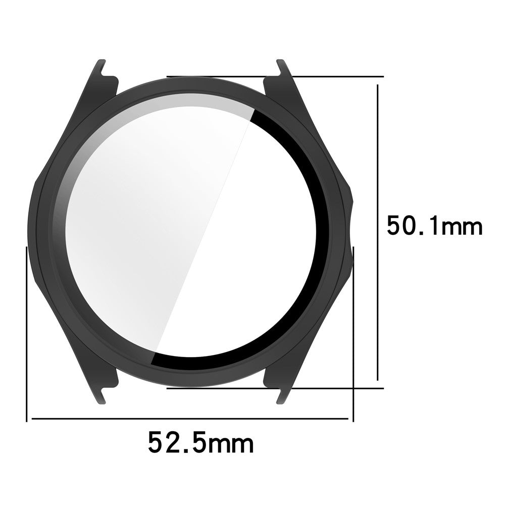 Husa + Folie smartwatch Techsuit compatibil cu Huawei Watch Buds 2, Transparent