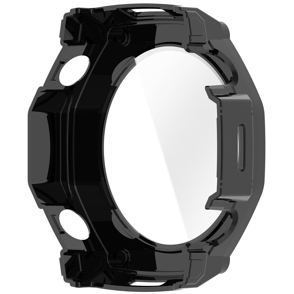 Husa + Folie smartwatch Techsuit Defense360 Pro compatibil cu Amazfit T-Rex Ultra 2, Negru