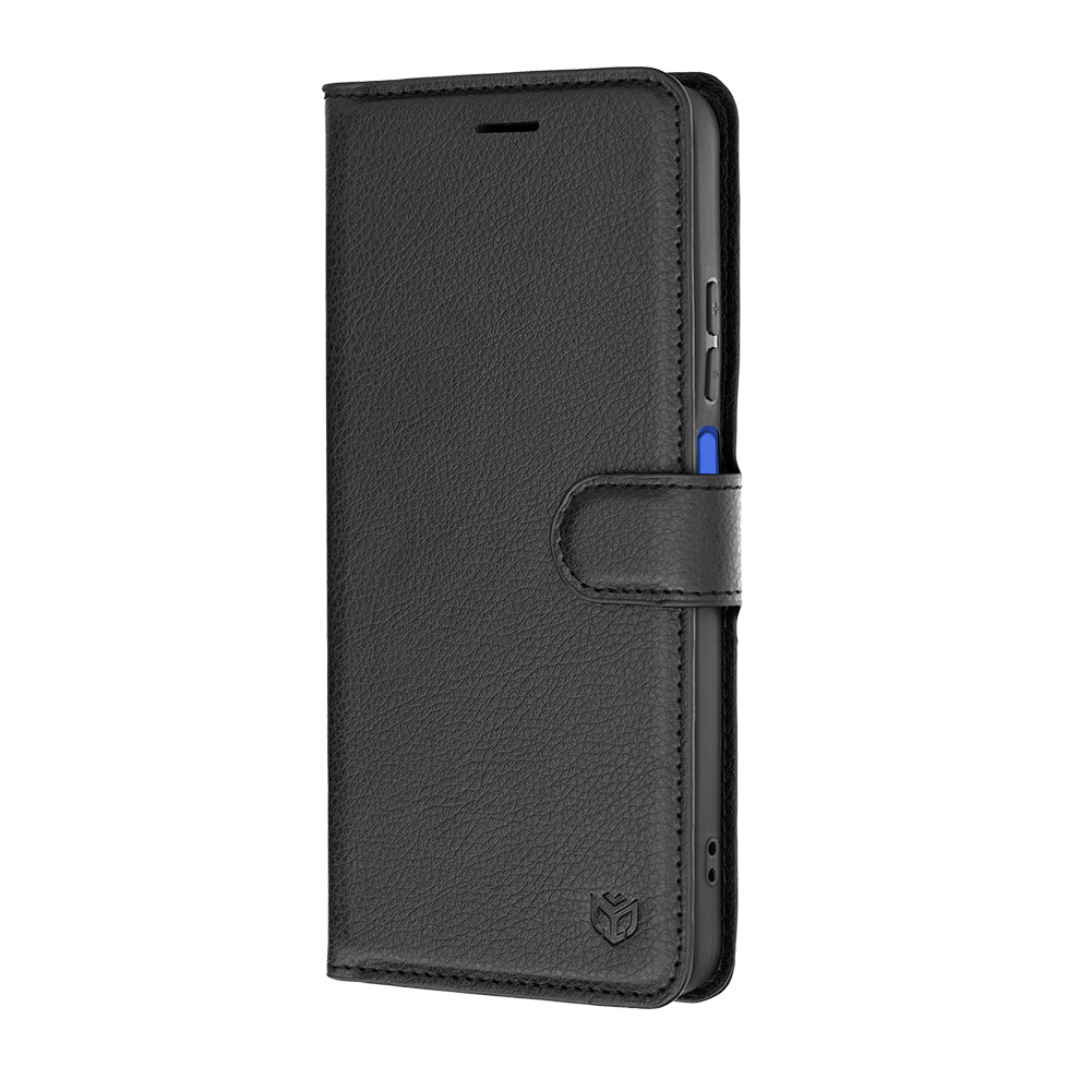 Husa de protectie Techsuit Leather Folio compatibil cu Motorola Moto G37 / G37 Power / G47, Negru
