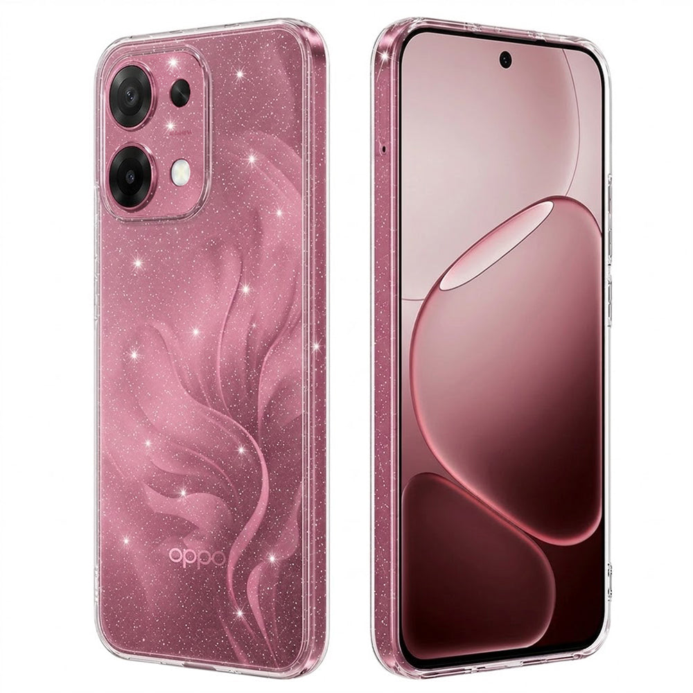 Husa de protectie Techsuit SparkleSkin Series compatibil cu Oppo A6 Pro 4G / Oppo A6 Pro 5G, Transparent