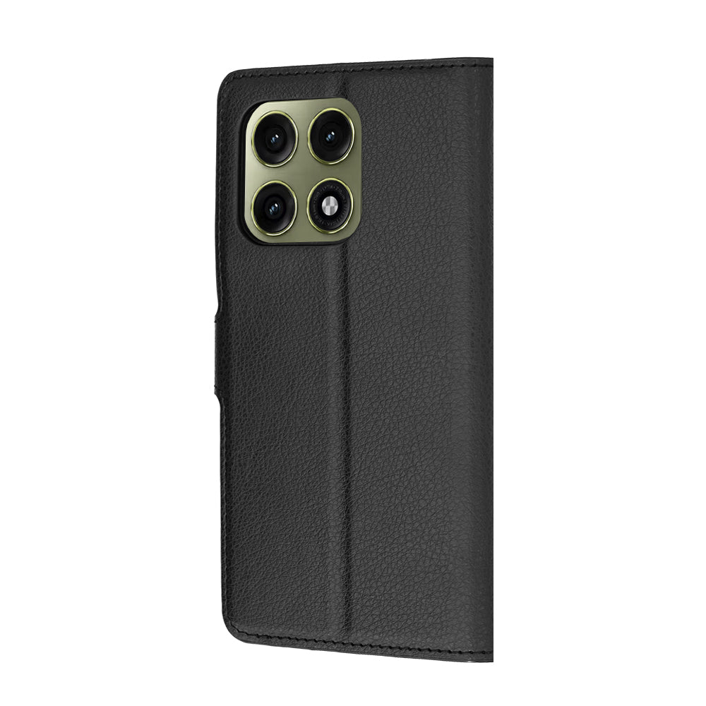 Husa de protectie Techsuit Leather Folio compatibil cu Motorola Edge 70 Pro, Negru