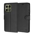 Husa de protectie Techsuit Leather Folio compatibil cu Motorola Edge 70 Pro, Negru