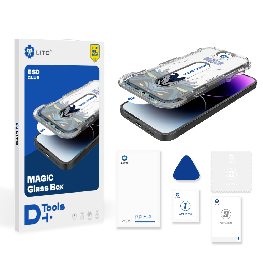 Lito - Magic Glass Box D+ Tools - iPhone 16 Pro Max - Clear