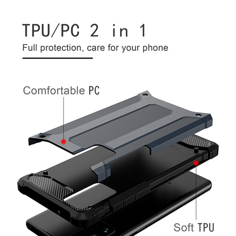 Techsuit - Hybrid Armor - Samsung Galaxy S23 Ultra - Black