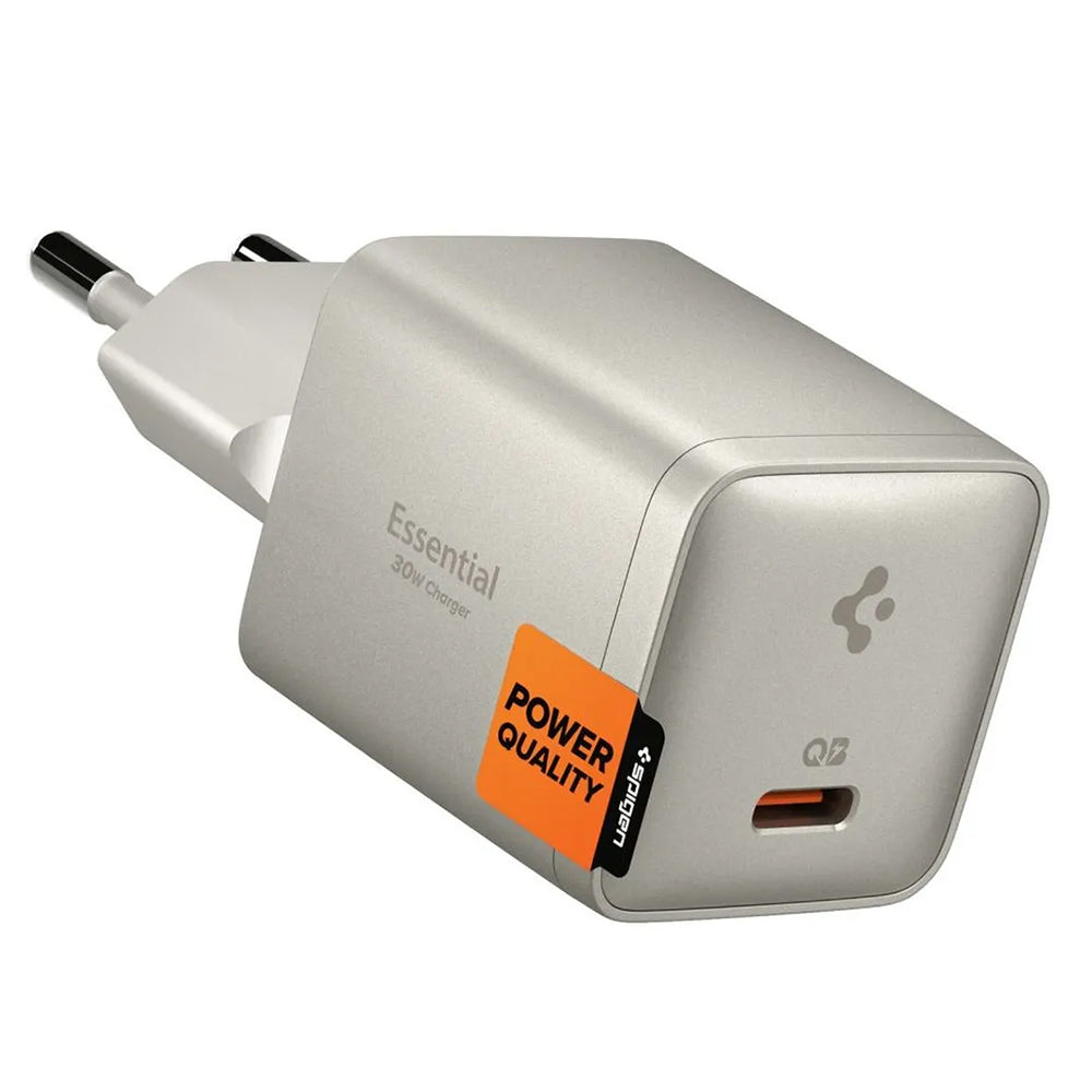 Incarcator Spigen (ACH10448), Type-C, 30W, Fast Charging, Argintiu