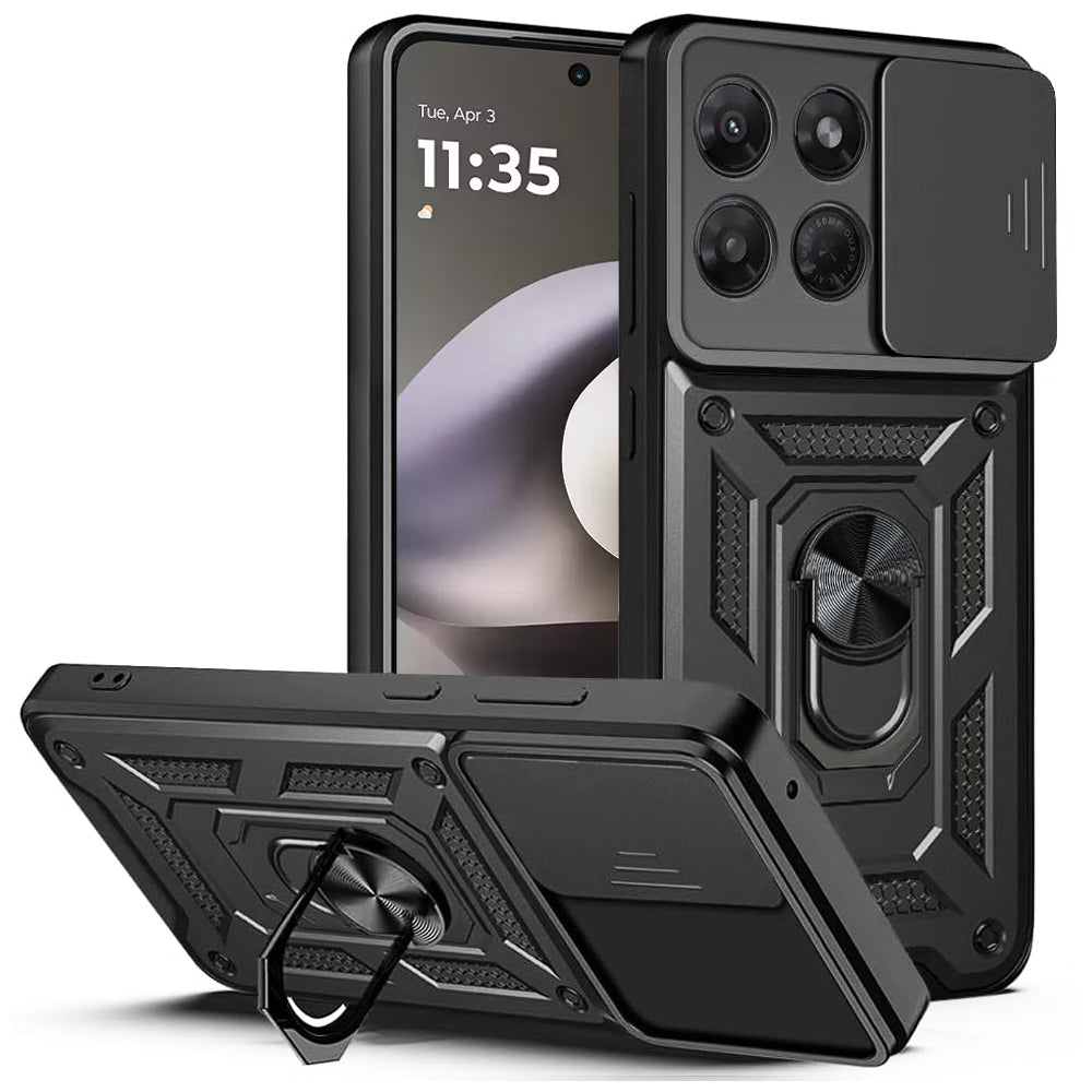 Husa de protectie Techsuit CamShield Series compatibil cu Motorola Moto G37 Power, Negru