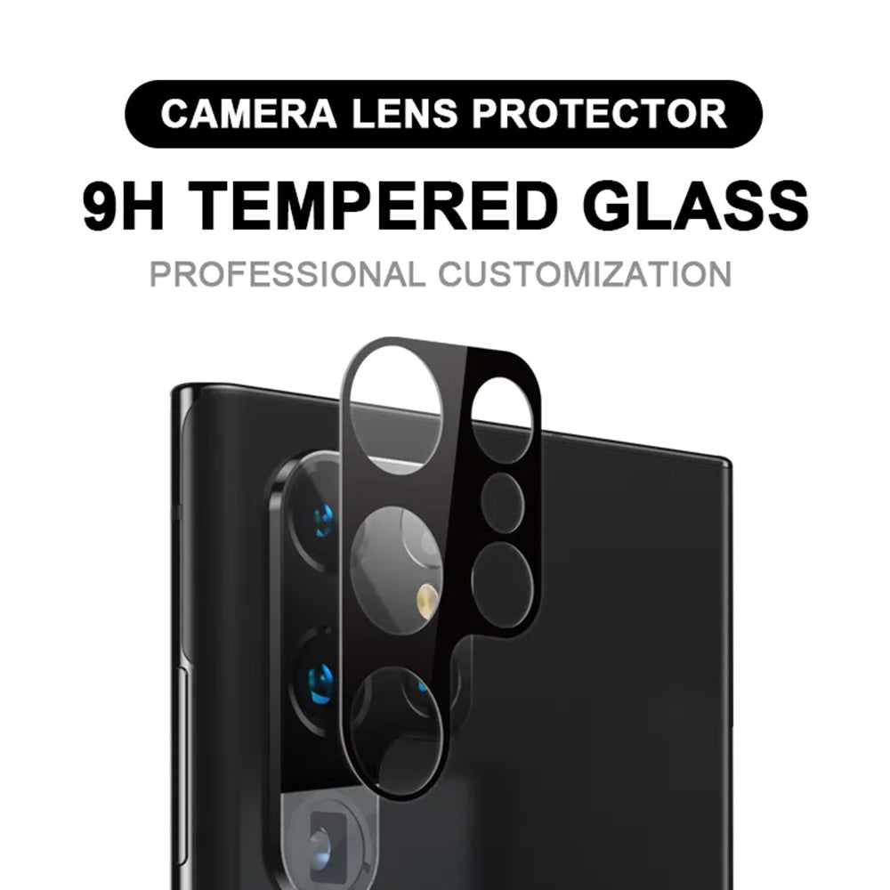 Techsuit - Full Camera Glass - Samsung Galaxy S23 Ultra - Black