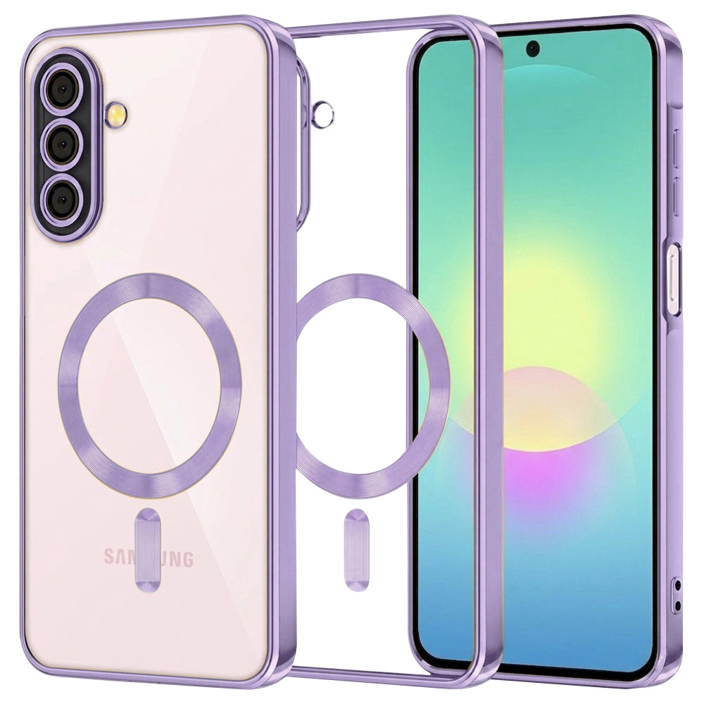 Husa de protectie Techsuit Luxury Crystal MagSafe compatibil cu Samsung Galaxy A27 5G, Mov