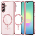 Husa de protectie Techsuit Luxury Crystal MagSafe compatibil cu Samsung Galaxy A27 5G, Roz