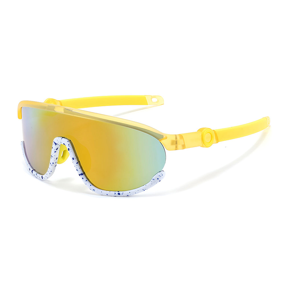 Ochelari de Soare Sport, pentru Copii, Polarizati - Techsuit (2025) - Yellow