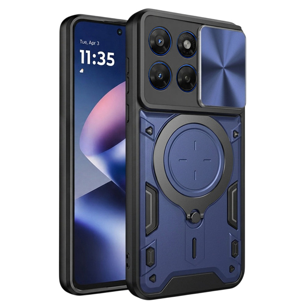 Husa de protectie Techsuit CamGuard Pro compatibil cu Motorola Moto G37, Albastru
