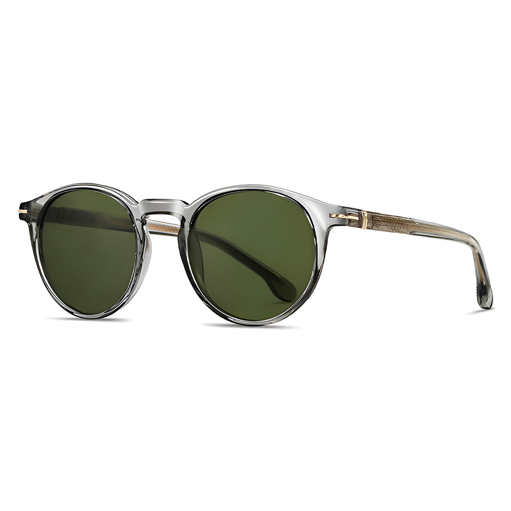 Ochelari de soare Techsuit (31235), TR90, Polarizati, Verde
