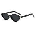 Ochelari de Soare Techsuit (3952), Ovali, Policarbonat, Negru