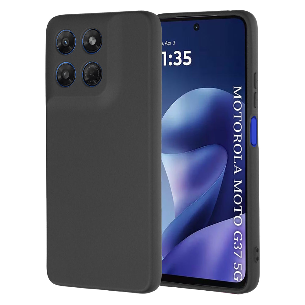 Husa de protectie Techsuit SoftFlex compatibil cu Motorola Moto G37 / G37 Power / G47, Negru