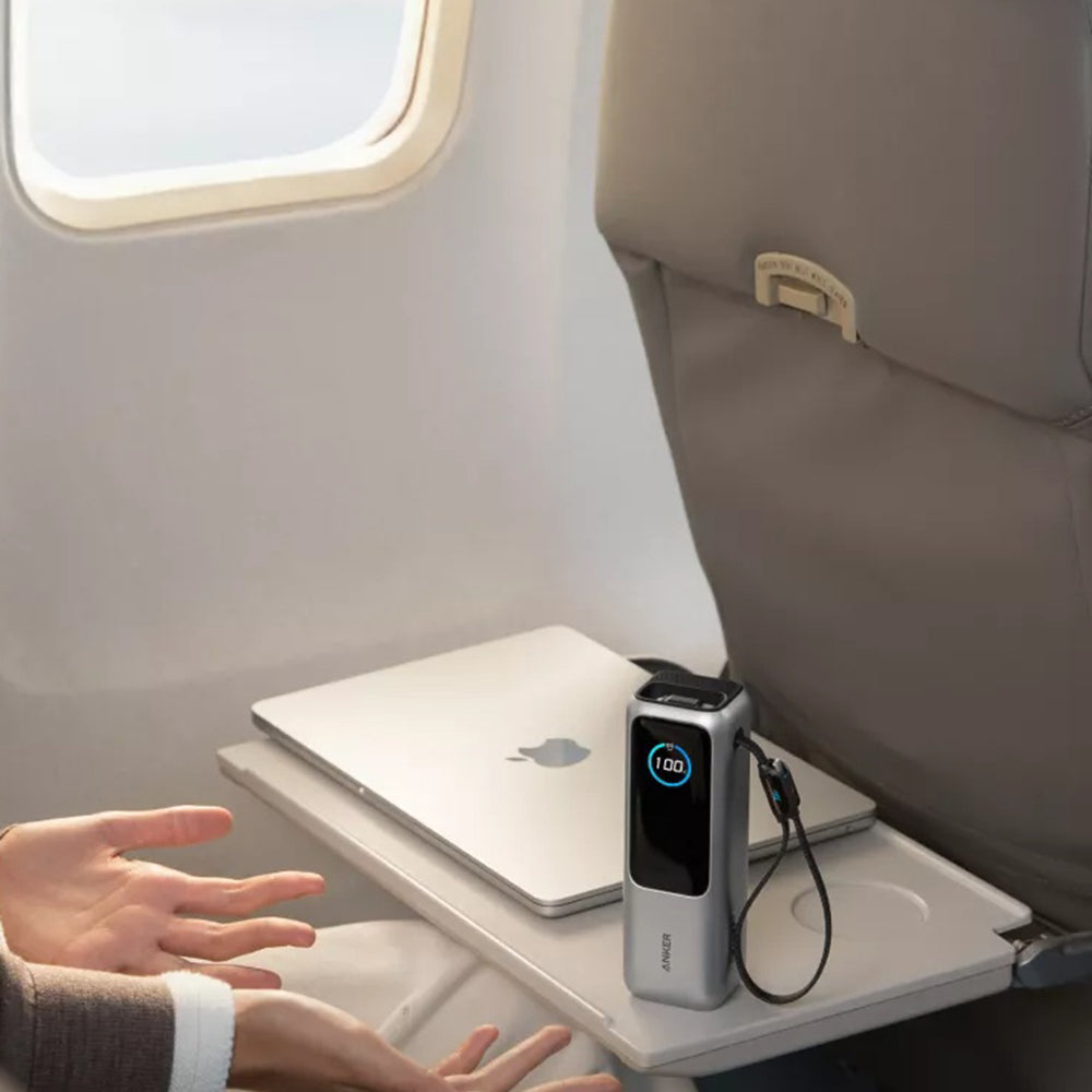 Baterie externa Anker Prime (A1695H41), 25000mAh, USB-C/USB, 165W, Argintiu