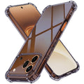 Husa de protectie Techsuit Shockproof Clear Silicone compatibil cu Honor 600 Pro, Negru Fumuriu