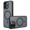 Husa de protectie Techsuit PureFrost MagSafe compatibil cu Oppo A6 4G, Negru