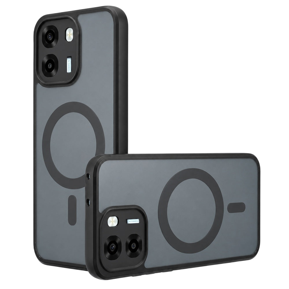 Husa de protectie Techsuit PureFrost MagSafe compatibil cu Oppo A6 4G, Negru