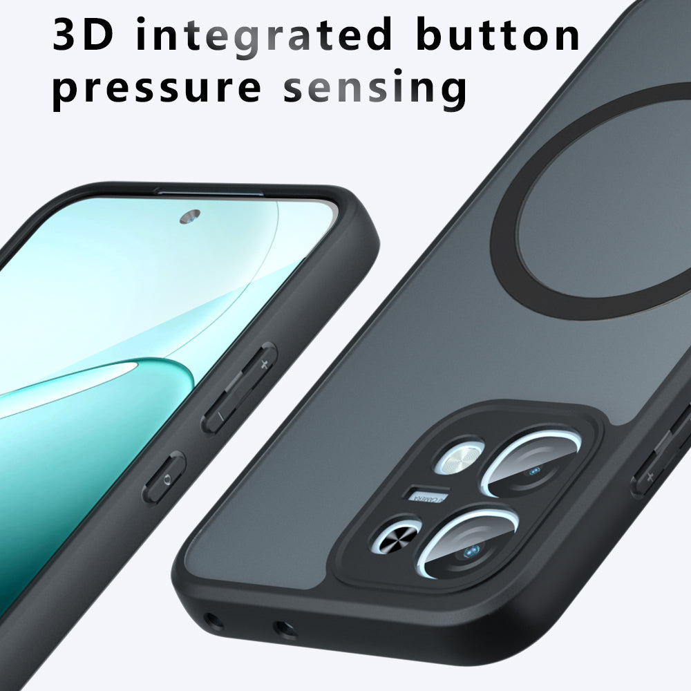 Husa de protectie Techsuit PureFrost MagSafe compatibil cu Oppo A6 4G, Negru