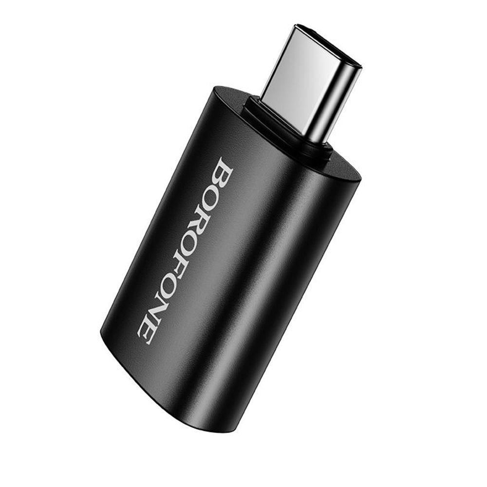 Adaptor Borofone OTG (BV26C), USB-C la USB 3.0, 5Gbps, 2A, Negru