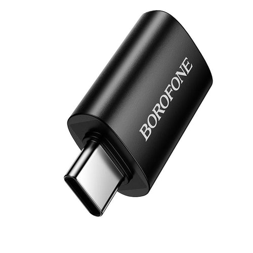 Adaptor Borofone OTG (BV26C), USB-C la USB 3.0, 5Gbps, 2A, Negru