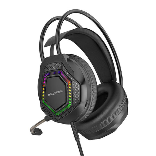 Casti Borofone Thunder (BO105), 50mm, Negru