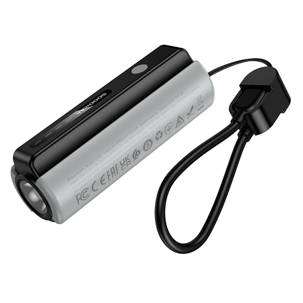 Baterie externa Borofone Star (BJ87), 5000mAh, USB-C, 10W, Negru