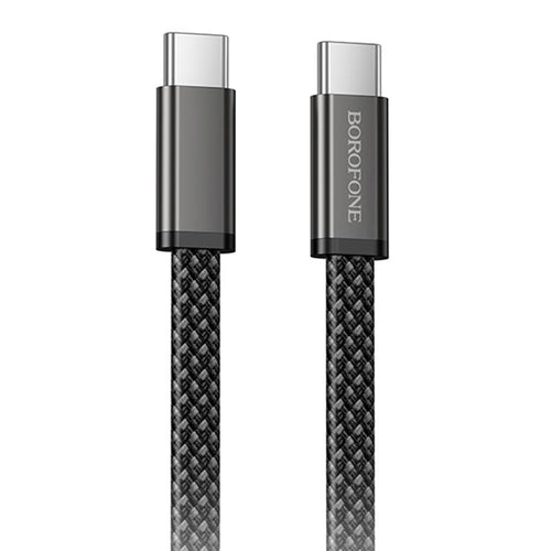 Cablu Borofone Peace (BX124), USB-C, 60W, 1m, Negru