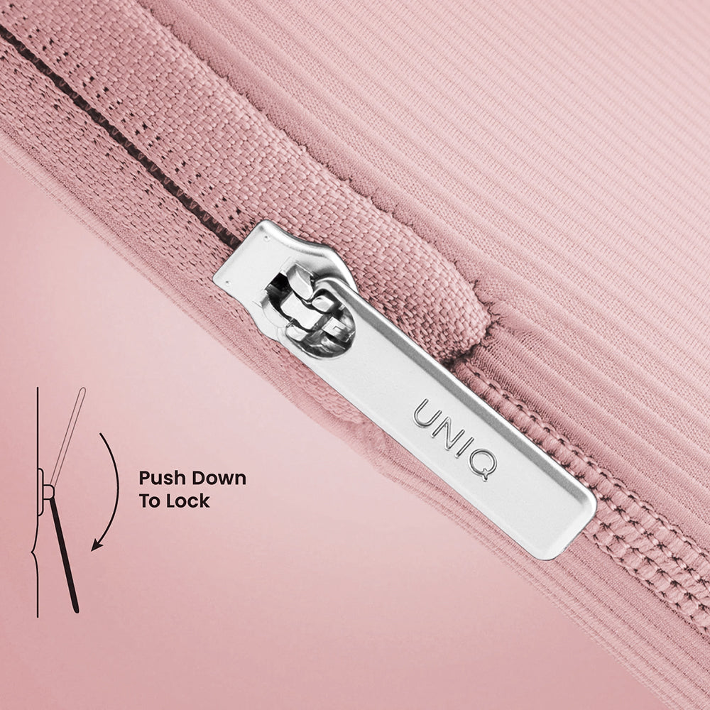 Husa Laptop UNIQ Cyprus Ridge, Waterproof, Neopren, Roz