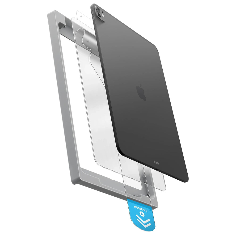 Folie de protectie tableta UNIQ Optix Exofit compatibil cu iPad Air 11 (2024), Transparent