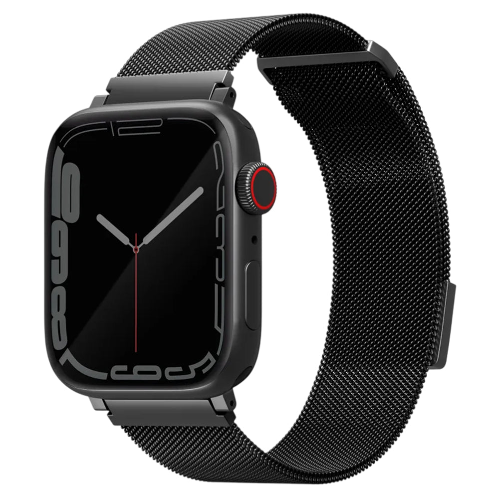 Curea smartwatch Apple Watch 1/2/3/4/5/6/7/8/9/10/11/SE/SE 2/SE 3 (38/40/41/42mm) - UNIQ Dante - Graphite