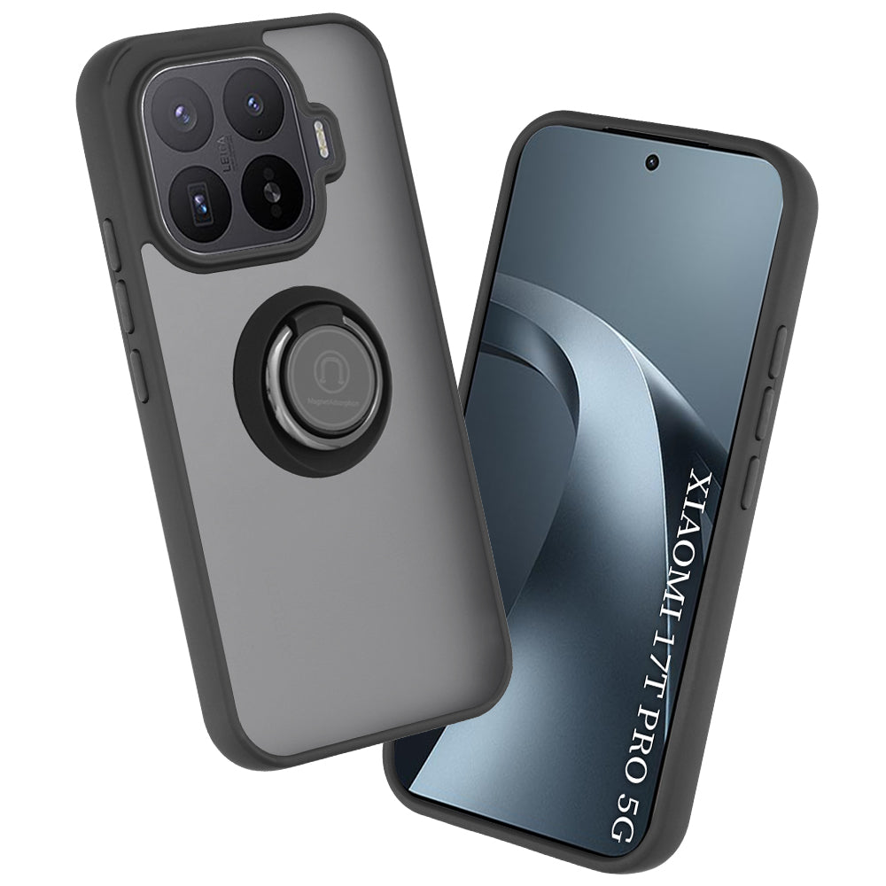 Husa de protectie Techsuit Glinth compatibil cu Xiaomi 17T Pro, Negru