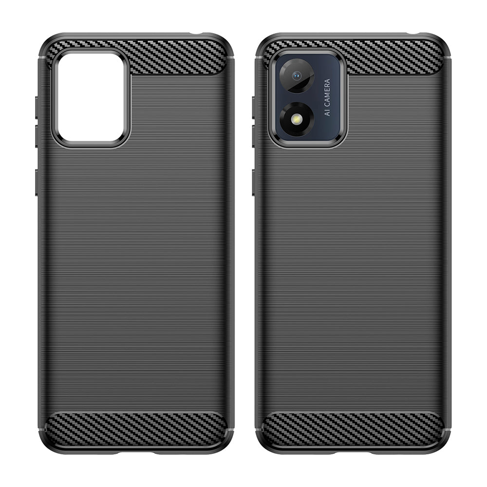 Techsuit - Carbon Silicone - Motorola Moto E13 - Black