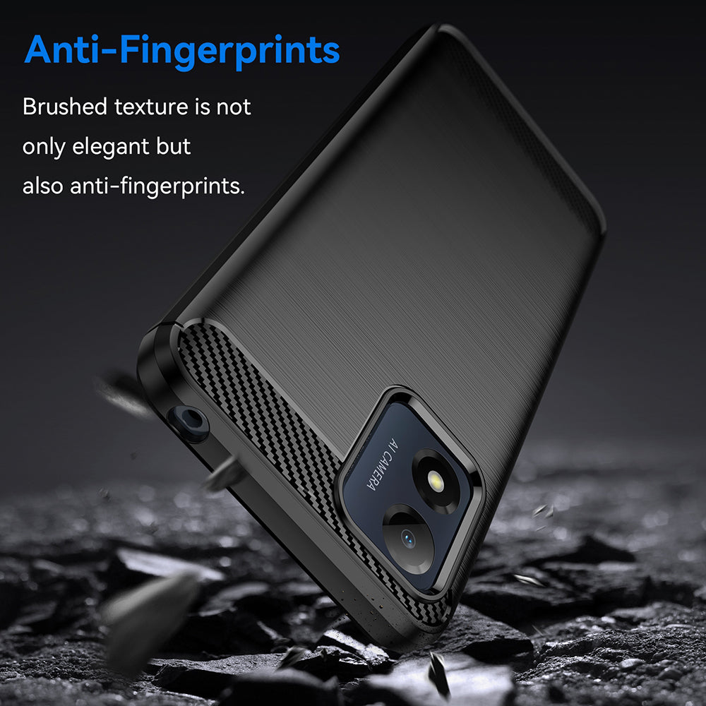 Techsuit - Carbon Silicone - Motorola Moto E13 - Black