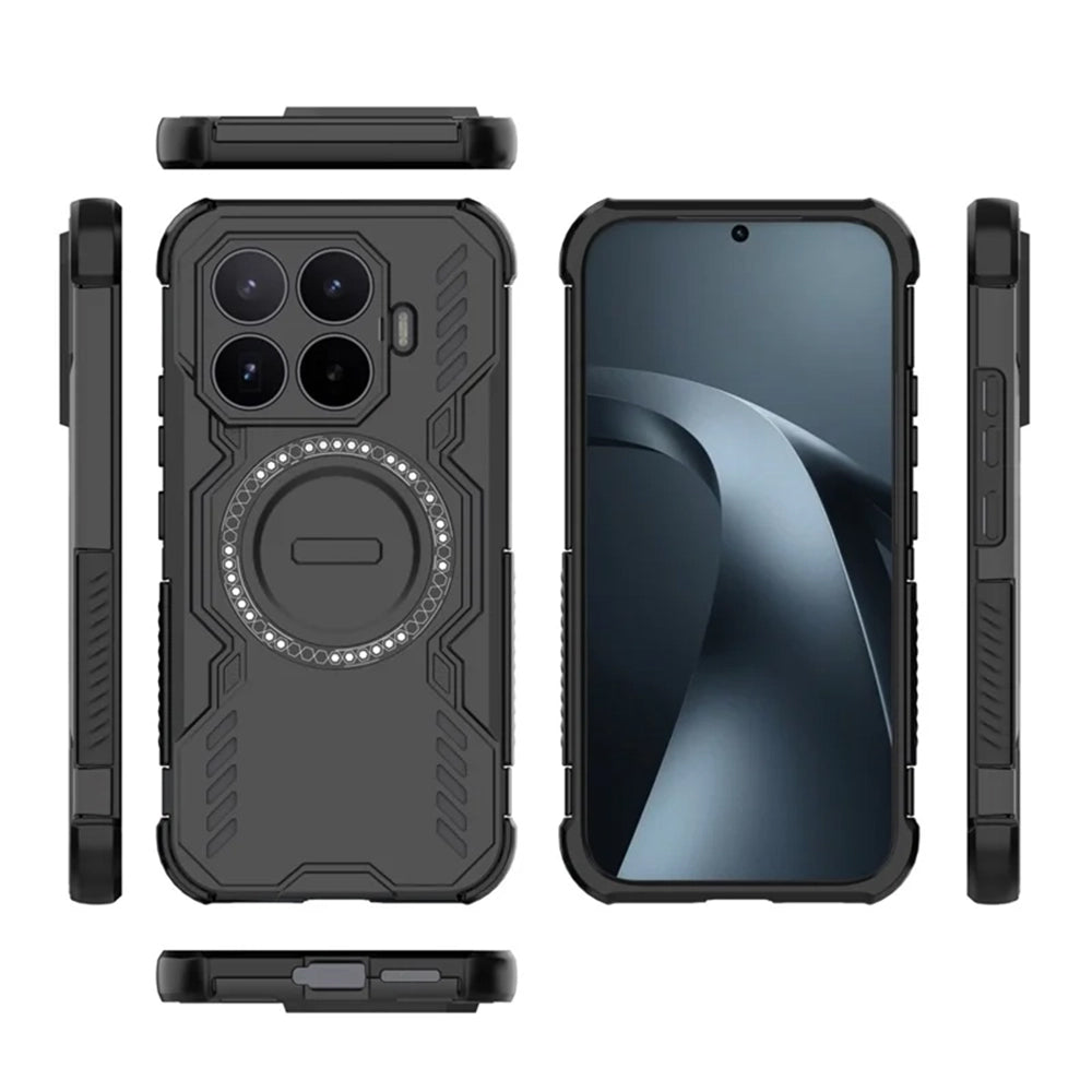 Husa de protectie Techsuit ArmorMag compatibil cu Xiaomi 17T, Negru